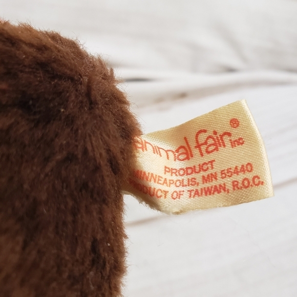 Vintage Animal Fair Brown Teddy Bear Stuffed Toy Mini 5 Inch 1981 - Picture 7 of 9